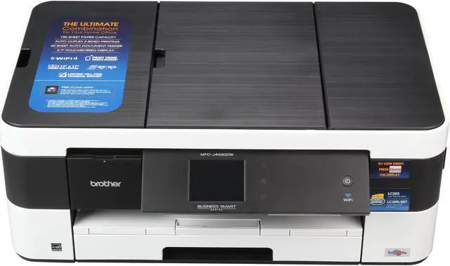 Alt view image 7 of 8 - Brother MFC-J4420DW Business Smart All-In-One Inkjet Printer with up to 11"x17" Printing
