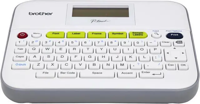 Alt view image 2 of 8 - Brother PTD-400VP P-Touch Versatile  Compact Desktop Label Maker w/ Carrying Case