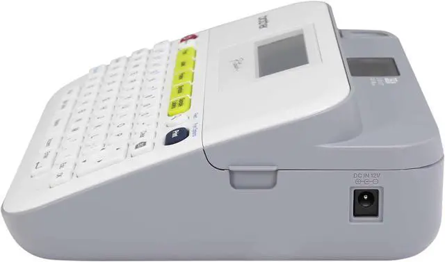 Alt view image 4 of 8 - Brother P-touch PT-D400AD Versatile, Easy-to-Use Label Maker, Thermal Transfer, 180 dpi, 20mm./sec, Up to 5 Print Lines, Manual Cutter, Barcode Printing