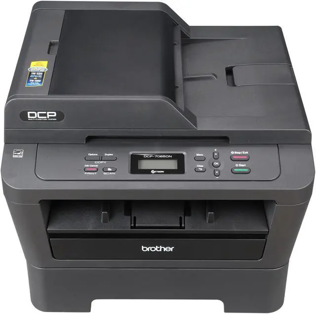 Alt view image 5 of 9 - Brother DCP-7065DN Monochrome Multifunction Laser Printer