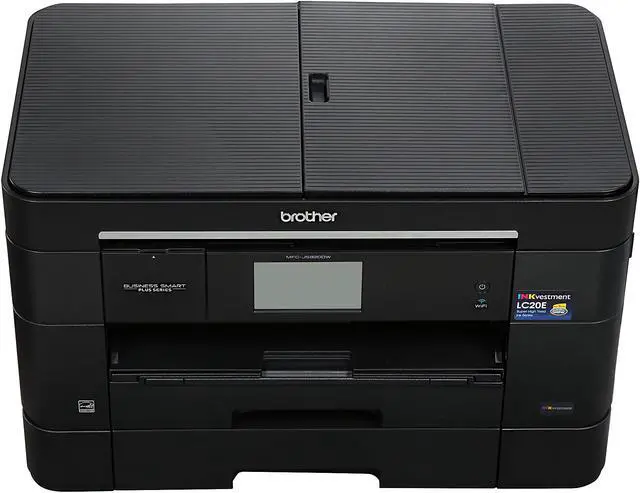 Alt view image 4 of 13 - Brother MFC-J5920DW Business Smart Plus All-In-One Inkjet Printer with up to 11"x17" Printing and Duplex Scanning