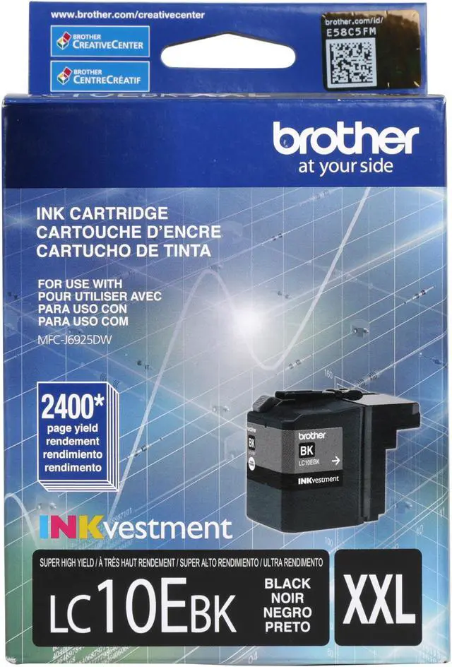 Main image of Brother LC10EBK Super High Yield Ink Cartridge - Black