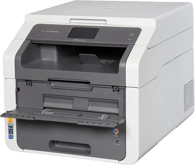 Alt view image 2 of 12 - Brother HL-3180CDW Duplex Wireless / USB Color Laser Printer with Convenience Copying and Scanning