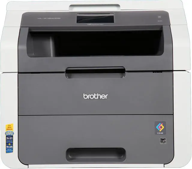 Alt view image 3 of 12 - Brother HL-3180CDW Duplex Wireless / USB Color Laser Printer with Convenience Copying and Scanning