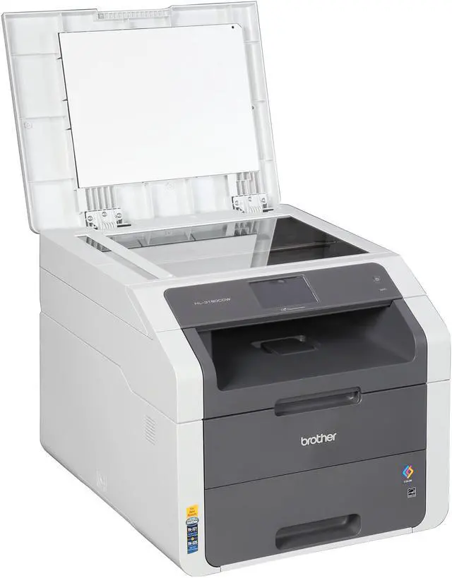 Alt view image 8 of 12 - Brother HL-3180CDW Duplex Wireless / USB Color Laser Printer with Convenience Copying and Scanning