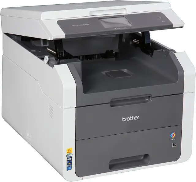 Alt view image 9 of 12 - Brother HL-3180CDW Duplex Wireless / USB Color Laser Printer with Convenience Copying and Scanning