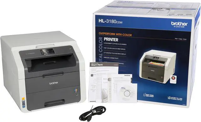 Alt view image 12 of 12 - Brother HL-3180CDW Duplex Wireless / USB Color Laser Printer with Convenience Copying and Scanning