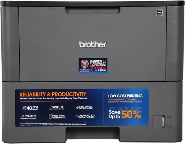 Alt view image 5 of 11 - Brother HL-L6200DW Wireless Monochrome Laser Printer