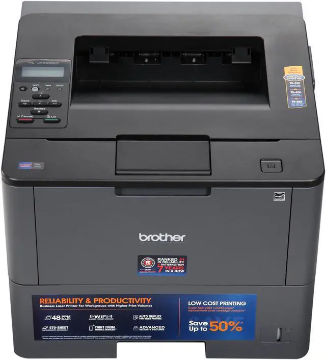 Alt view image 6 of 11 - Brother HL-L6200DW Wireless Monochrome Laser Printer