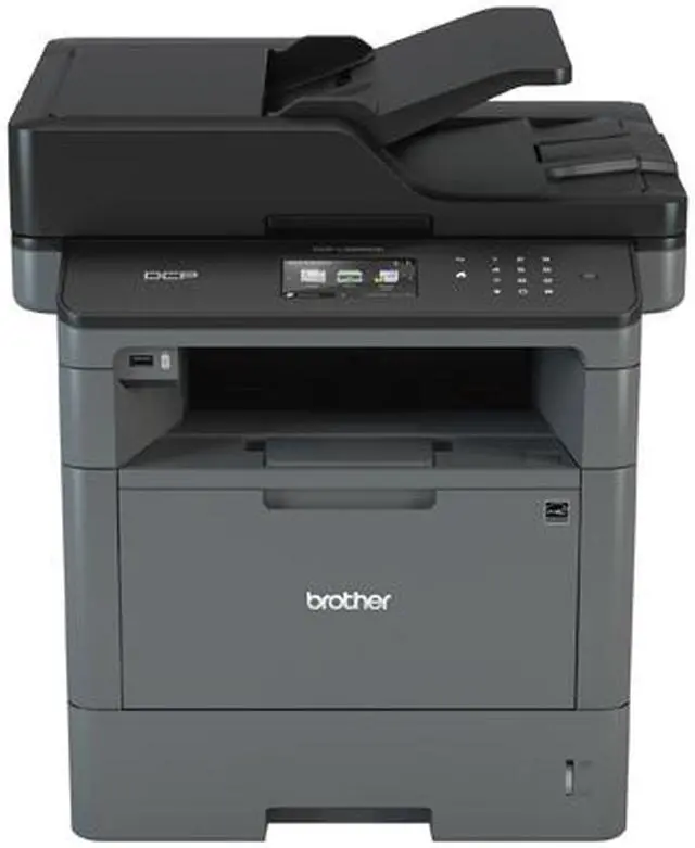 Alt view image 2 of 3 - Brother DCP-L5500DN Monochrome Laser Multifunction Copier and Printer, Flexible Network Connectivity, Duplex Printing, Mobile Printing & Scanning
