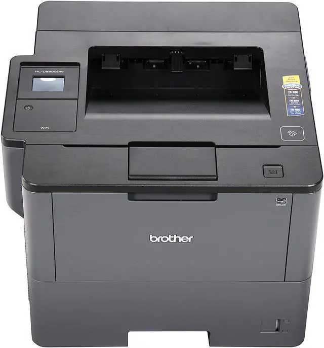 Alt view image 4 of 10 - Brother HL-L6300DW Wireless Monochrome Laser Printer with Mobile Printing, Duplex Printing, Large Paper Capacity and Cloud Printing