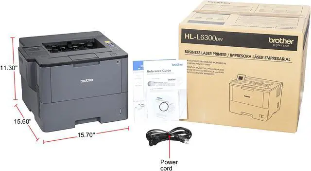 Alt view image 10 of 10 - Brother HL-L6300DW Wireless Monochrome Laser Printer with Mobile Printing, Duplex Printing, Large Paper Capacity and Cloud Printing