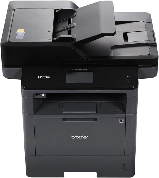 Alt view image 4 of 12 - Brother MFC-L5900DW Wirelss Duplex All-in-One Monochrome Laser Printer