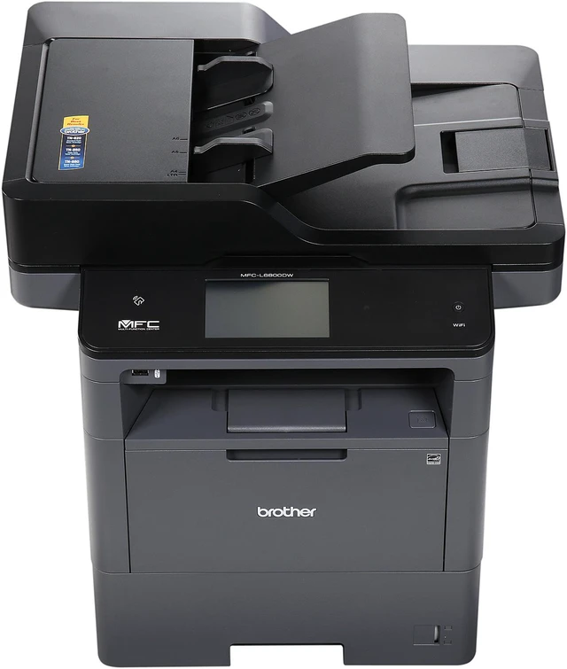 Alt view image 4 of 12 - Brother MFC Series MFC-L6800DW Duplex 1200 x 1200 DPI Wirelss/USB Mono Laser MFC Printer