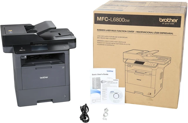 Alt view image 11 of 12 - Brother MFC Series MFC-L6800DW Duplex 1200 x 1200 DPI Wirelss/USB Mono Laser MFC Printer