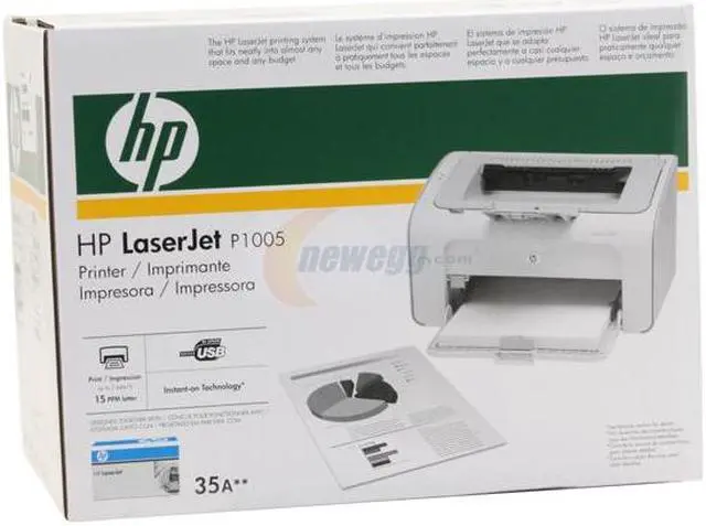 Alt view image 11 of 11 - HP LaserJet P1005 CB410A Personal Up to 15 ppm Monochrome USB Laser Printer