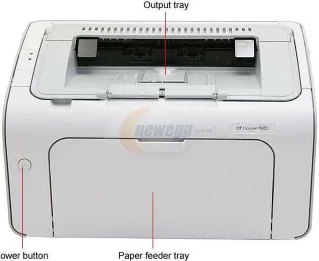 Alt view image 4 of 11 - HP LaserJet P1005 CB410A Personal Up to 15 ppm Monochrome USB Laser Printer
