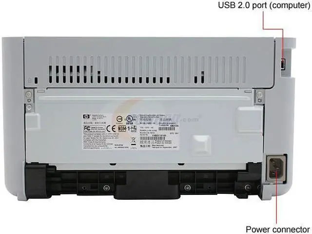 Alt view image 6 of 11 - HP LaserJet P1005 CB410A Personal Up to 15 ppm Monochrome USB Laser Printer
