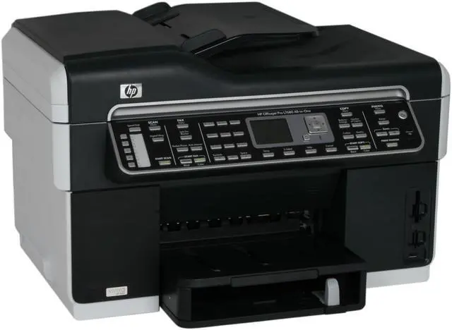 Alt view image 3 of 16 - HP Officejet Pro L7680 C8189A Up to 35 ppm Black Print Speed 4800 x 1200 dpi Color Print Quality Ethernet (RJ-45) / USB Thermal Inkjet MFC / All-In-One Color Printer