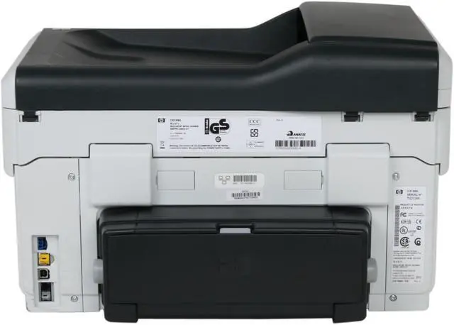 Alt view image 13 of 16 - HP Officejet Pro L7680 C8189A Up to 35 ppm Black Print Speed 4800 x 1200 dpi Color Print Quality Ethernet (RJ-45) / USB Thermal Inkjet MFC / All-In-One Color Printer