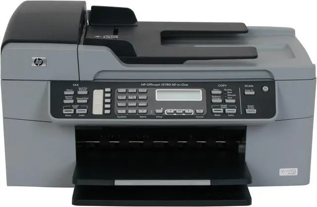 Alt view image 2 of 15 - HP Officejet J5780 Q8232AR Up to 30 ppm Black Print Speed 4800 x 1200 dpi Color Print Quality USB Thermal Inkjet MFC / All-In-One Color Printer