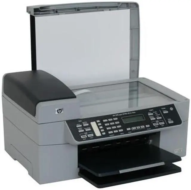 Alt view image 9 of 15 - HP Officejet J5780 Q8232AR Up to 30 ppm Black Print Speed 4800 x 1200 dpi Color Print Quality USB Thermal Inkjet MFC / All-In-One Color Printer