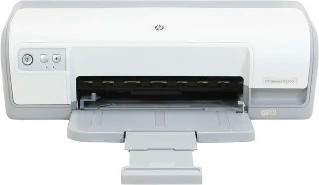 Alt view image 8 of 16 - HP Deskjet D2560 CB671A Up to 26 ppm Black Print Speed 4800 x 1200 dpi Color Print Quality Thermal Inkjet Personal Color Printer