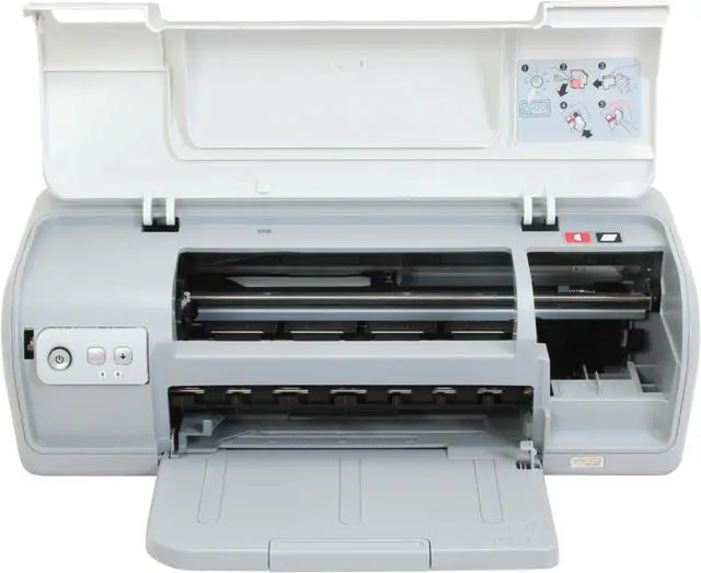 Alt view image 9 of 16 - HP Deskjet D2560 CB671A Up to 26 ppm Black Print Speed 4800 x 1200 dpi Color Print Quality Thermal Inkjet Personal Color Printer