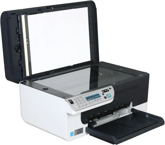 Alt view image 7 of 7 - HP Officejet J4680 CB783A Up to 28 ppm Black Print Speed 4800 x 1200 dpi Color Print Quality USB / Wi-Fi Thermal Inkjet MFC / All-In-One Color Printer