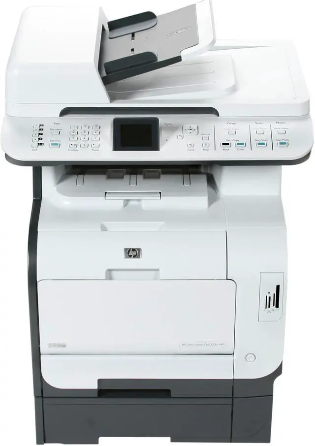 Alt view image 2 of 9 - HP Color LaserJet CM2320fxi CC435A MFC / All-In-One Up to 21 ppm 600 x 600 dpi Color Print Quality Color Ethernet (RJ-45) / RJ-11 / USB Laser Printer