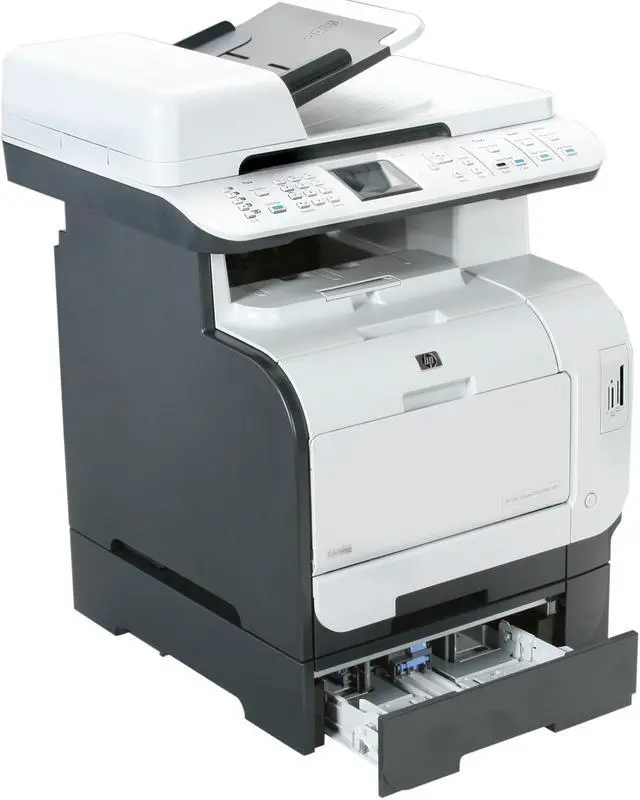 Alt view image 8 of 9 - HP Color LaserJet CM2320fxi CC435A MFC / All-In-One Up to 21 ppm 600 x 600 dpi Color Print Quality Color Ethernet (RJ-45) / RJ-11 / USB Laser Printer