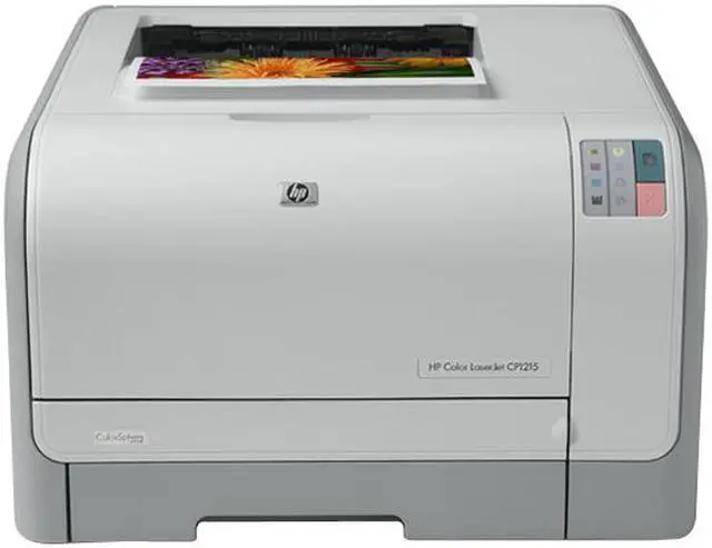 Alt view image 3 of 10 - HP LaserJet CP1215 CC376AR Personal Up to 12 ppm 600 x 600 dpi Color Print Quality Color USB Laser Printer
