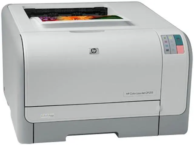 Alt view image 6 of 10 - HP LaserJet CP1215 CC376AR Personal Up to 12 ppm 600 x 600 dpi Color Print Quality Color USB Laser Printer
