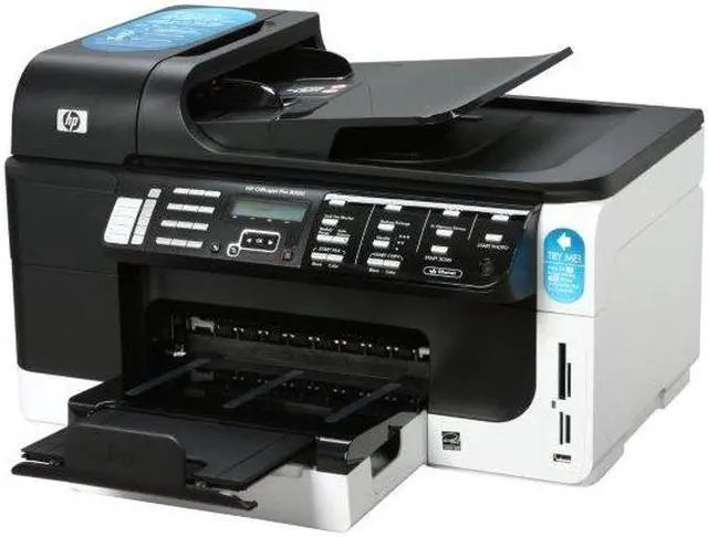 Alt view image 2 of 7 - HP Officejet Pro 8500 CB022A Up to 35 ppm Black Print Speed 4800 x 1200 dpi Color Print Quality Ethernet (RJ-45) / USB InkJet MFC / All-In-One Color Printer