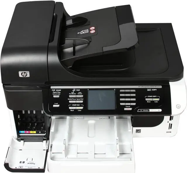 Alt view image 7 of 10 - HP Officejet Pro 8500 CB023A Up to 35 ppm Black Print Speed 4800 x 1200 dpi Color Print Quality Ethernet (RJ-45) / USB / Wi-Fi InkJet MFC / All-In-One Color Printer