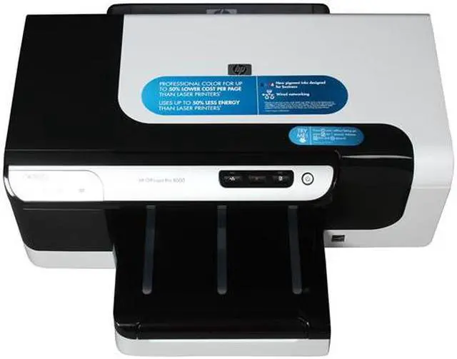 Alt view image 6 of 8 - HP Officejet Pro 8000 CB092A Up to 35 ppm Black Print Speed 4800 x 1200 dpi Color Print Quality Ethernet (RJ-45) / USB InkJet Workgroup Color Printer