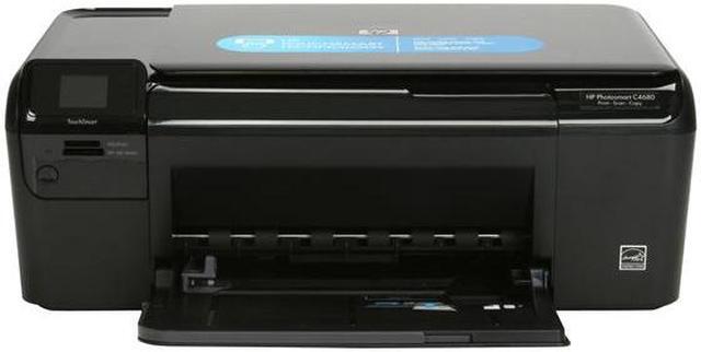 Alt view image 2 of 8 - HP Photosmart C4680 Q8418A Up to 29 ppm Black Print Speed 4800 x 1200 dpi Color Print Quality USB InkJet MFC / All-In-One Color Printer