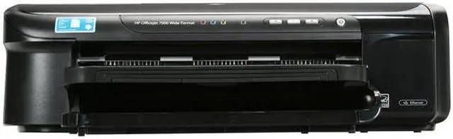 Alt view image 3 of 7 - HP Officejet 7000 C9299A Up to 33 ppm Black Print Speed 4800 x 1200 dpi Color Print Quality Ethernet (RJ-45) / USB InkJet Workgroup Color Printer