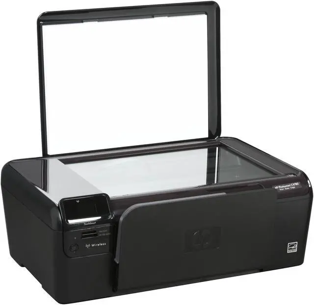 Alt view image 7 of 8 - HP Photosmart C4780 Q8380A Up to 29 ppm Black Print Speed 4800 x 1200 dpi Color Print Quality USB / Wi-Fi InkJet MFC / All-In-One Color Printer