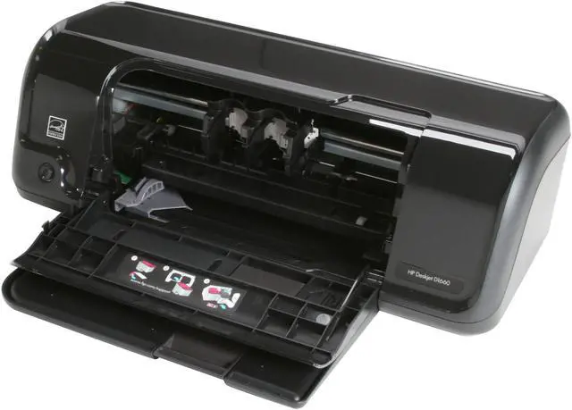 Alt view image 6 of 7 - HP Deskjet D1660 CB770A Up to 20 ppm Black Print Speed 4800 x 1200 dpi Color Print Quality USB InkJet Personal Color Printer