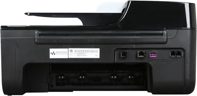 Alt view image 4 of 7 - HP Officejet 4500 CB867A Up to 28 ppm Black Print Speed 4800 x 1200 dpi Color Print Quality Ethernet (RJ-45) / USB Thermal Inkjet MFC / All-In-One Color Printer