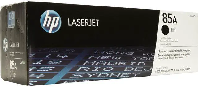 Alt view image 2 of 2 - HP 85A LaserJet Toner Cartridge - Black