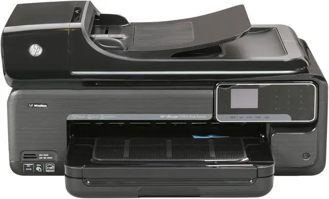 Alt view image 2 of 8 - HP Officejet 7500A Up to 33 ppm Black Print Speed 4800 x 1200 dpi Color Print Quality Ethernet (RJ-45) / RJ-11 / USB / Wi-Fi Thermal Inkjet MFC / All-In-One Color Printer