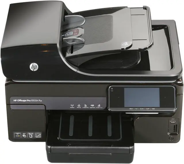 Alt view image 2 of 8 - HP Officejet Pro 8500A PLUS CM756A Up to 15 ppm Black Print Speed 4800 x 1200 dpi Color Print Quality Ethernet (RJ-45) / USB / Wi-Fi Thermal Inkjet MFC / All-In-One Color Printer