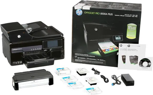 Alt view image 8 of 8 - HP Officejet Pro 8500A PLUS CM756A Up to 15 ppm Black Print Speed 4800 x 1200 dpi Color Print Quality Ethernet (RJ-45) / USB / Wi-Fi Thermal Inkjet MFC / All-In-One Color Printer