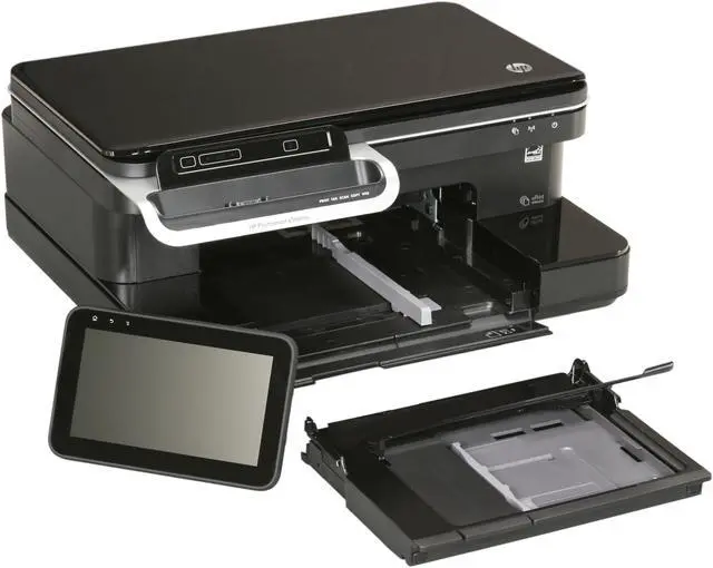 Alt view image 7 of 10 - HP Photosmart eStation C510 Up to 33 ppm Black Print Speed 9600 x 2400 dpi Color Print Quality USB / Wi-Fi Thermal Inkjet MFC / All-In-One Color Printer