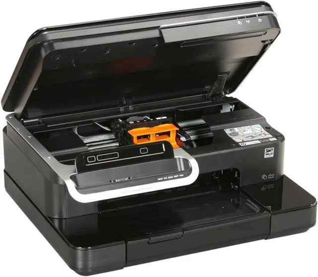 Alt view image 9 of 10 - HP Photosmart eStation C510 Up to 33 ppm Black Print Speed 9600 x 2400 dpi Color Print Quality USB / Wi-Fi Thermal Inkjet MFC / All-In-One Color Printer
