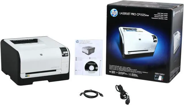 Alt view image 9 of 9 - HP LaserJet Pro CP1525nw CE875A Workgroup Up to 12 ppm 600 x 600 dpi Color Print Quality Color Ethernet (RJ-45) / USB / Wi-Fi Laser Printer