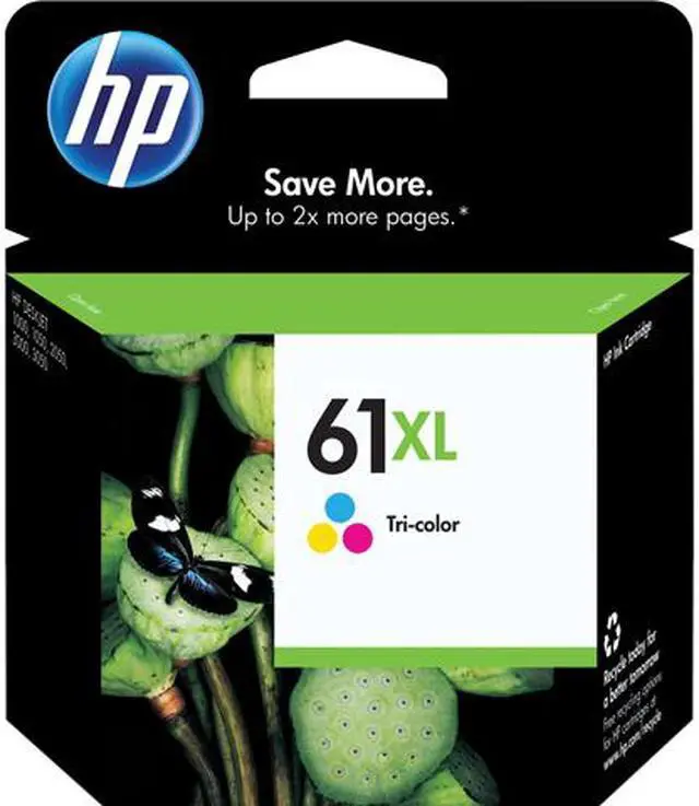 Main image of HP 61XL High Yield Ink Cartridge - Cyan/Magenta/Yellow