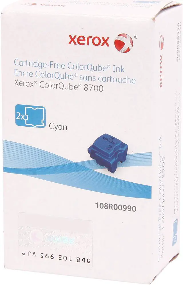Alt view image 5 of 5 - Xerox 108R00990 Solid Ink - 2 Sticks - Cyan